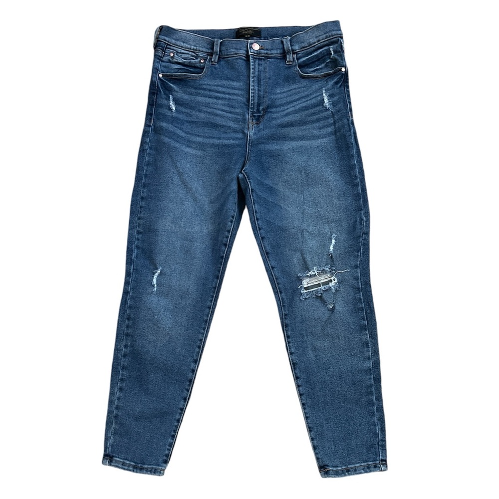 RACHEL Rachel Roy Distressed High Waist Skinny Ankle Jeans Size 14 (32)